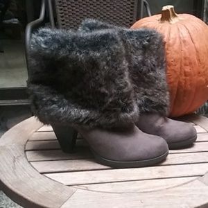 Faux Fur Ankle Boots